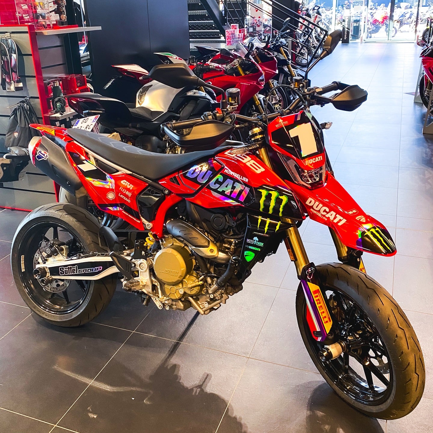 100% Full custom Graphics Kit supermotard