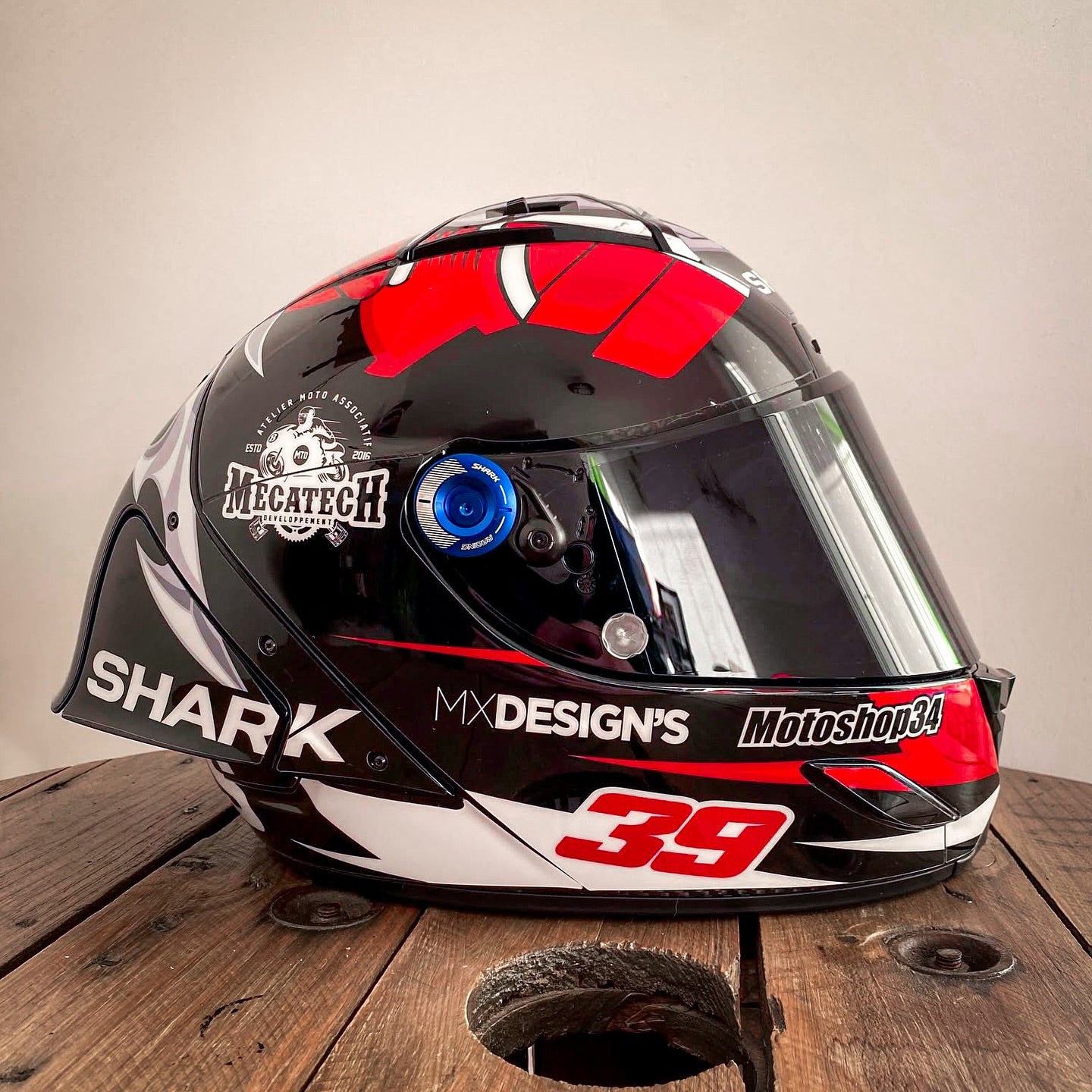 100% Full custom Graphics Kit road helmet