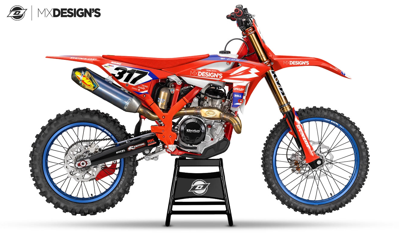 Beta RR/RX MXDS Series Red Graphics Kit